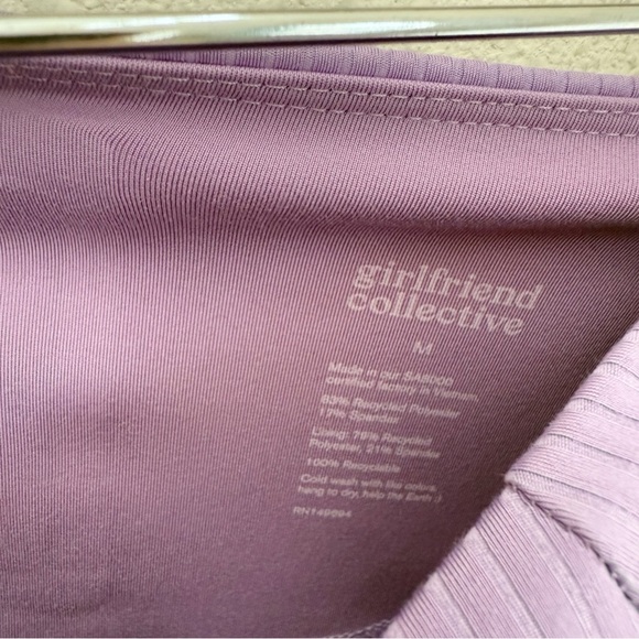 Girlfriend Collective Violet RIB High-Rise Leggings Size Medium - Picture 3 of 5